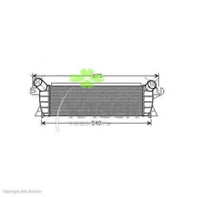 KAGER 31-4009 Интеркулер 