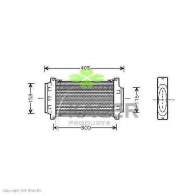 KAGER 31-4036 Интеркулер 