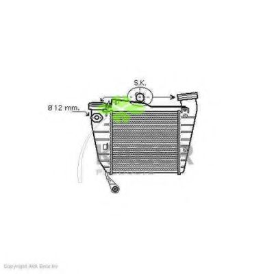 KAGER 31-4052 Интеркулер 