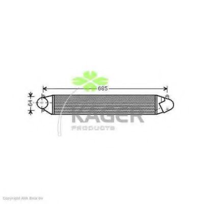 KAGER 31-4083 Интеркулер 