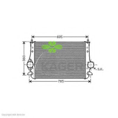 KAGER 31-4084 Интеркулер 