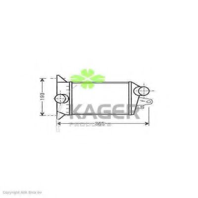 KAGER 31-4099 Интеркулер 