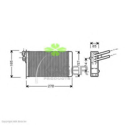 KAGER 32-0002 Теплообменник, отопление салона для AUDI 90 (Ауди 90) KAGER 32-0002 Теплообменник, отопление салона для AUDI 90 (Ауди 90)