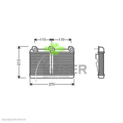 KAGER 32-0012 Теплообменник, отопление салона для BMW 7 (Бмв 7) KAGER 32-0012 Теплообменник, отопление салона для BMW 7 (Бмв 7)