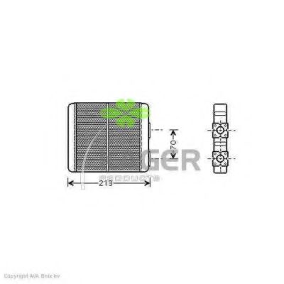 KAGER 32-0026 Теплообменник, отопление салона для NISSAN (Ниссан) KAGER 32-0026 Теплообменник, отопление салона для NISSAN (Ниссан)