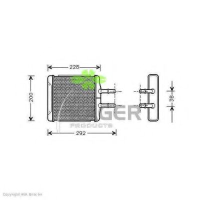 KAGER 32-0029 Теплообменник, отопление салона для DAEWOO (Дэу) KAGER 32-0029 Теплообменник, отопление салона для DAEWOO (Дэу)