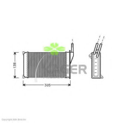 KAGER 32-0030 Теплообменник, отопление салона для FORD GRANADA (Форд Гранада) KAGER 32-0030 Теплообменник, отопление салона для FORD GRANADA (Форд Гранада)