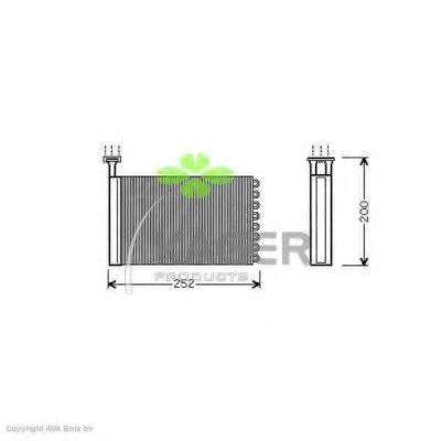 KAGER 32-0037 Теплообменник, отопление салона для FORD MONDEO (Форд Мондэо) KAGER 32-0037 Теплообменник, отопление салона для FORD MONDEO (Форд Мондэо)