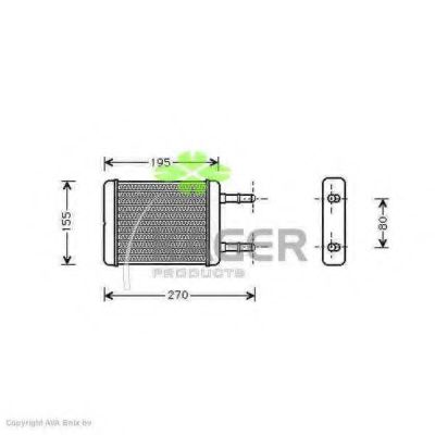 KAGER 32-0060 Теплообменник, отопление салона для HYUNDAI EXCEL (Хендай Эxcэл) KAGER 32-0060 Теплообменник, отопление салона для HYUNDAI EXCEL (Хендай Эxcэл)