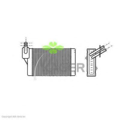 KAGER 32-0131 Теплообменник, отопление салона для VOLKSWAGEN JETTA (Фольксваген Жэтта) KAGER 32-0131 Теплообменник, отопление салона для VOLKSWAGEN JETTA (Фольксваген Жэтта)