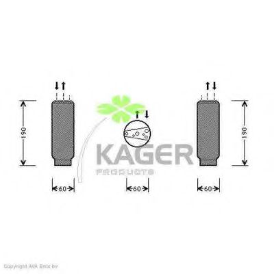 KAGER 94-5031 Осушитель, кондиционер для LANCIA Y (Лансиа/лянча Ъ) KAGER 94-5031 Осушитель, кондиционер для LANCIA Y (Лансиа/лянча Ъ)
