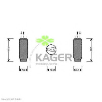 KAGER 94-5170 Осушитель, кондиционер для HONDA SHUTTLE (Хонда Шуттлэ) KAGER 94-5170 Осушитель, кондиционер для HONDA SHUTTLE (Хонда Шуттлэ)