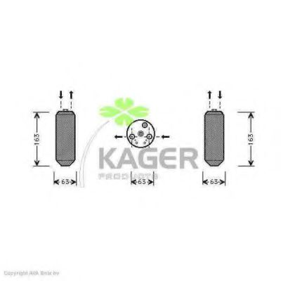 KAGER 94-5171 Осушитель, кондиционер для ROVER 400 (Ровер 400) KAGER 94-5171 Осушитель, кондиционер для ROVER 400 (Ровер 400)