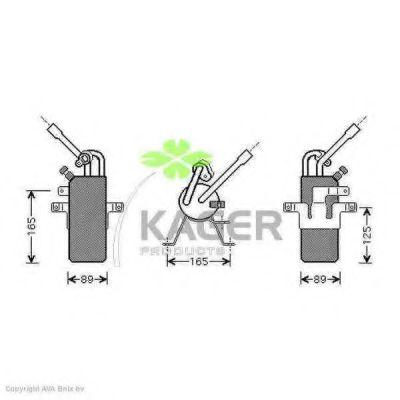 KAGER 94-5582 Осушитель, кондиционер для FORD TRANSIT CONNECT (Форд Трансит cоннэcт)