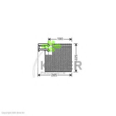 KAGER 94-5705 Испаритель, кондиционер для NISSAN MICRA III (Ниссан Микра 3) KAGER 94-5705 Испаритель, кондиционер для NISSAN MICRA III (Ниссан Микра 3)