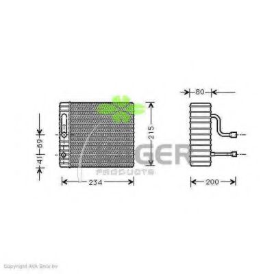 KAGER 94-5730 Испаритель, кондиционер для FORD NEO CONNECT (Форд Нэо cоннэcт) KAGER 94-5730 Испаритель, кондиционер для FORD NEO CONNECT (Форд Нэо cоннэcт)