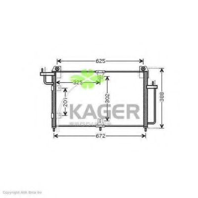 KAGER 94-6062 Конденсатор, кондиционер для DAEWOO LACETTI (Дэу Лачетти) KAGER 94-6062 Конденсатор, кондиционер для DAEWOO LACETTI (Дэу Лачетти)