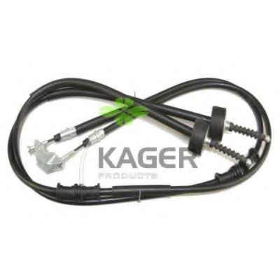 KAGER 19-1734 Трос, стояночная тормозная система для OPEL (Опель) KAGER 19-1734 Трос, стояночная тормозная система для OPEL (Опель)