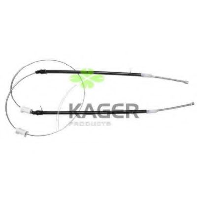 KAGER 19-0023 Трос, стояночная тормозная система для AUDI 80 (Ауди 80) KAGER 19-0023 Трос, стояночная тормозная система для AUDI 80 (Ауди 80)