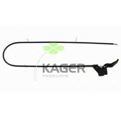KAGER 19-4107 Тросик замка капота 