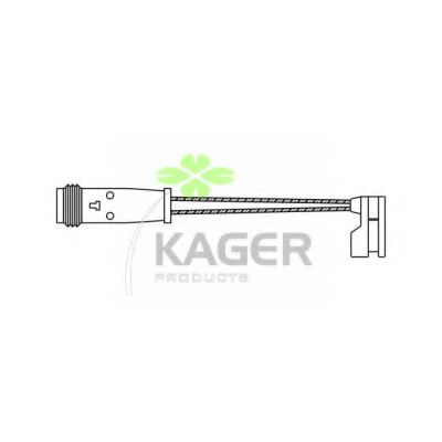 KAGER 35-3055 Сигнализатор, износ тормозных колодок для VOLKSWAGEN (Фольксваген) KAGER 35-3055 Сигнализатор, износ тормозных колодок для VOLKSWAGEN (Фольксваген)