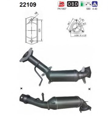 AS 22109 Катализатор для HONDA CIVIC VIII (Хонда Цивик 8) AS 22109 Катализатор для HONDA CIVIC VIII (Хонда Цивик 8)