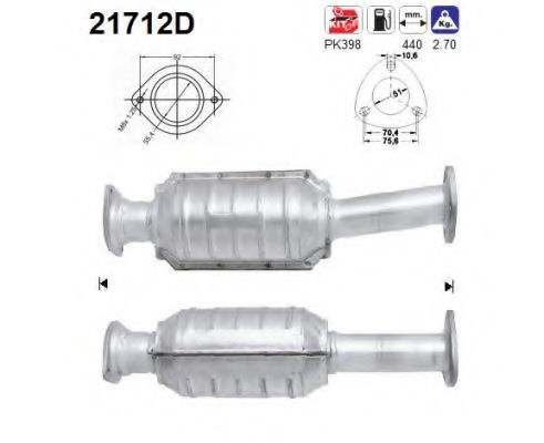 AS 21712D Катализатор для OPEL OMEGA A (Опель Омэга а) AS 21712D Катализатор для OPEL OMEGA A (Опель Омэга а)