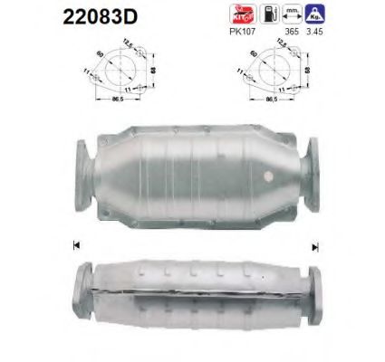 AS 22083D Катализатор для HONDA ACCORD VI (Хонда Аккорд 6) AS 22083D Катализатор для HONDA ACCORD VI (Хонда Аккорд 6)