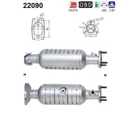 AS 22090 Катализатор для HONDA HR-V (Хонда Хр-v) AS 22090 Катализатор для HONDA HR-V (Хонда Хр-v)