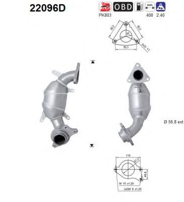 AS 22096D Катализатор для HONDA ACCORD VIII (Хонда Аккорд 8) AS 22096D Катализатор для HONDA ACCORD VIII (Хонда Аккорд 8)