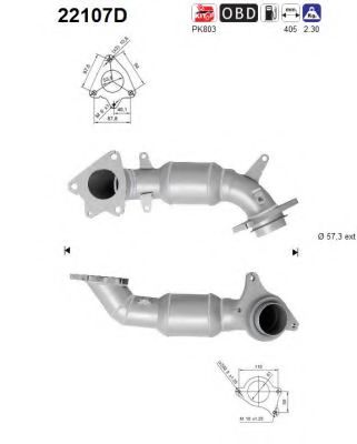 AS 22107D Катализатор для HONDA CIVIC VIII (Хонда Цивик 8) AS 22107D Катализатор для HONDA CIVIC VIII (Хонда Цивик 8)