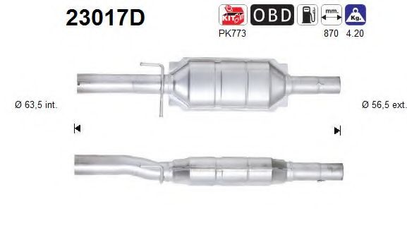 AS 23017D Катализатор для JEEP GRAND CHEROKEE II (Джип Гранд чироки 2) AS 23017D Катализатор для JEEP GRAND CHEROKEE II (Джип Гранд чироки 2)
