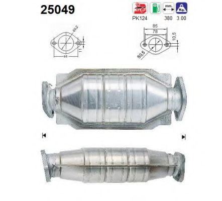 AS 25049 Катализатор для MAZDA MX-5 I (Мазда Мx-5 и) AS 25049 Катализатор для MAZDA MX-5 I (Мазда Мx-5 и)
