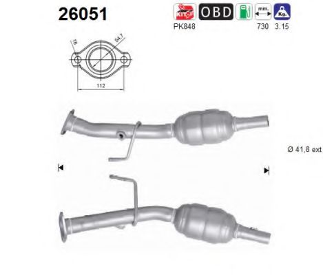 AS 26051 Катализатор для MITSUBISHI MIRAGE VI (Митсубиши/митсубиси Мирагэ vи) AS 26051 Катализатор для MITSUBISHI MIRAGE VI (Митсубиши/митсубиси Мирагэ vи)