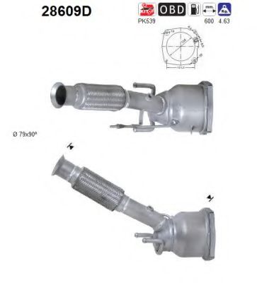 AS 28609D Катализатор для SUBARU JUSTY II (Субару Жустъ 2) AS 28609D Катализатор для SUBARU JUSTY II (Субару Жустъ 2)
