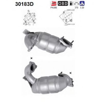 AS 30183D Катализатор для RENAULT SCNIC II (Рено Сценик 2) AS 30183D Катализатор для RENAULT SCNIC II (Рено Сценик 2)