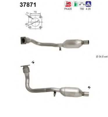 AS 37871 Катализатор для VOLKSWAGEN GOLF (Фольксваген Голф) AS 37871 Катализатор для VOLKSWAGEN GOLF (Фольксваген Голф)
