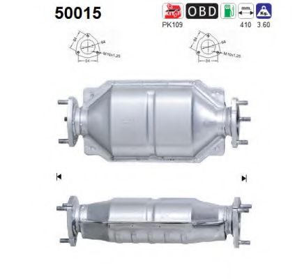 AS 50015 Катализатор для DAEWOO REZZO (Дэу Рэззо) AS 50015 Катализатор для DAEWOO REZZO (Дэу Рэззо)