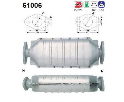 AS 61006 Катализатор для HYUNDAI SONATA II (Хендай Соната 2) AS 61006 Катализатор для HYUNDAI SONATA II (Хендай Соната 2)