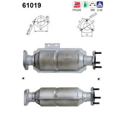 AS 61019 Катализатор для HYUNDAI LANTRA II (Хендай Лантра 2) AS 61019 Катализатор для HYUNDAI LANTRA II (Хендай Лантра 2)