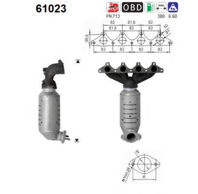 AS 61023 Катализатор для HYUNDAI VERNA II (Хендай Vэрна 2) AS 61023 Катализатор для HYUNDAI VERNA II (Хендай Vэрна 2)