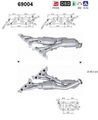 AS 69004 Катализатор для LEXUS IS CROSS (Лексус Ис крос) AS 69004 Катализатор для LEXUS IS CROSS (Лексус Ис крос)