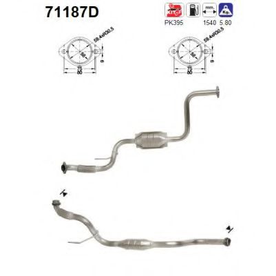AS 71187D Катализатор для MERCEDES-BENZ VITO (Мэрcэдэс-бэнз Вито) AS 71187D Катализатор для MERCEDES-BENZ VITO (Мэрcэдэс-бэнз Вито)