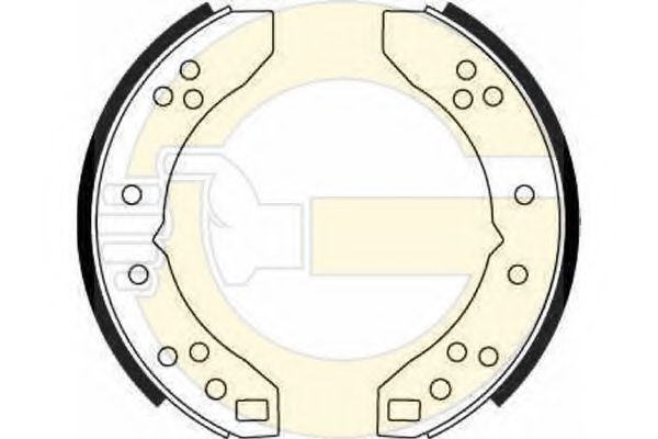 GIRLING 5160171 Тормозные колодоки 