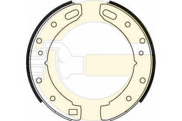 GIRLING 5160671 Тормозные колодоки 