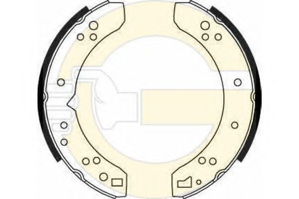 GIRLING 5160701 Тормозные колодоки 