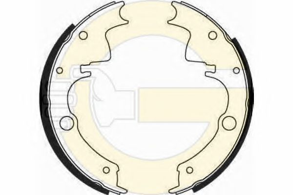 GIRLING 5160846 Тормозные колодоки 