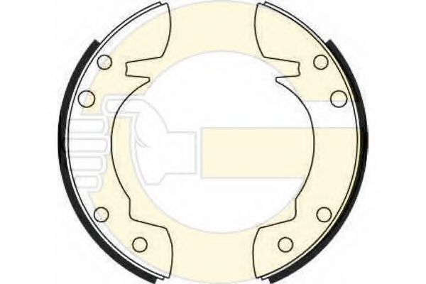 GIRLING 5160936 Тормозные колодоки 