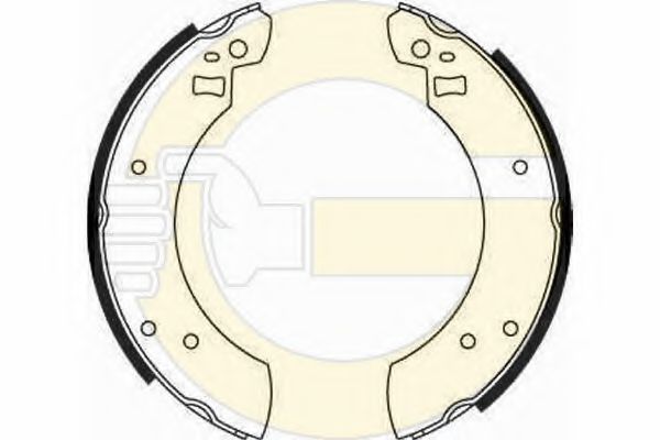 GIRLING 5161251 Тормозные колодоки 