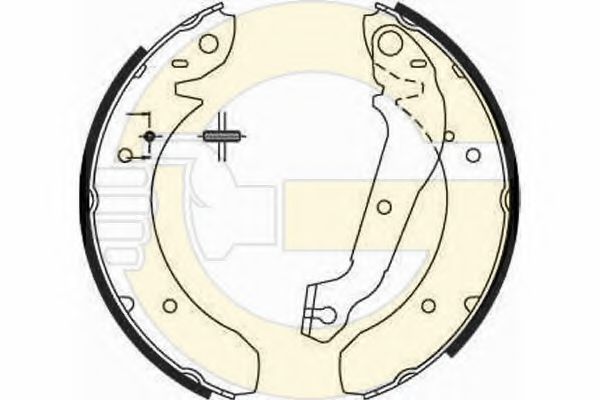 GIRLING 5161521 Тормозные колодоки 